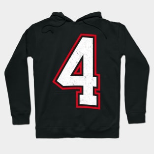 Number Four 4 Hoodie